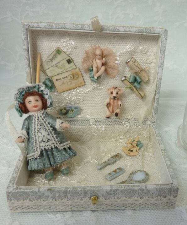 Doll in a trunk